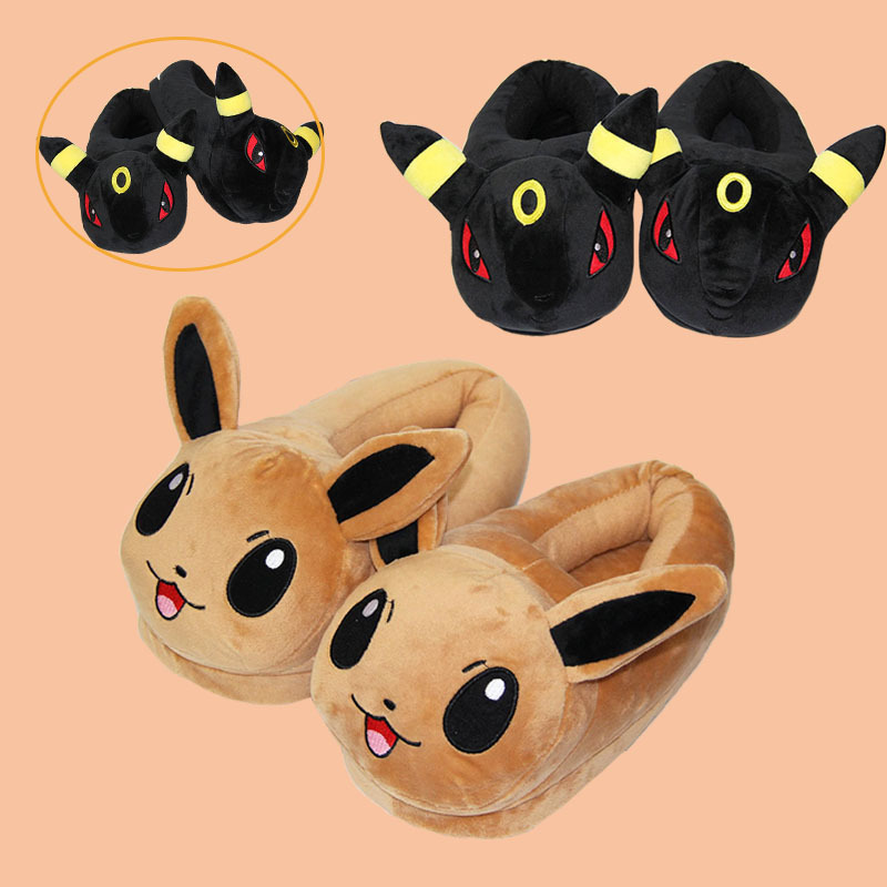Model Kit Umbreon - Плюшевые домашние тапочки для взрослых, 28