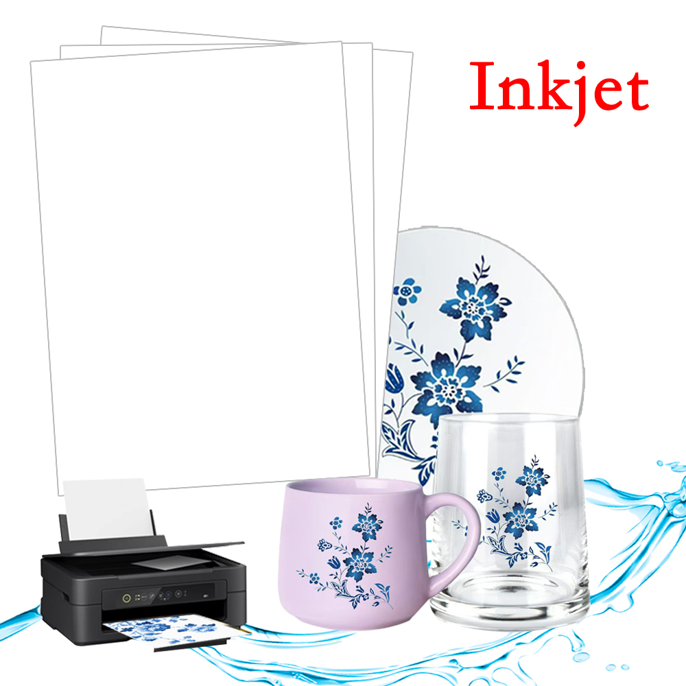 Waterslide Decal Paper - A4 10/20 шт. струйная водная горка,
