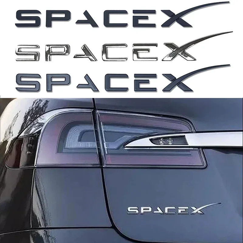 Model Kit Decals - 3D ABS наклейка с буквами SPACEX