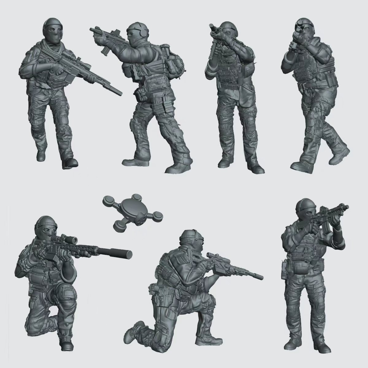 Model Kit Gunpla - Миниатюрные модели солдат 1/35, 1/48, 1/72
