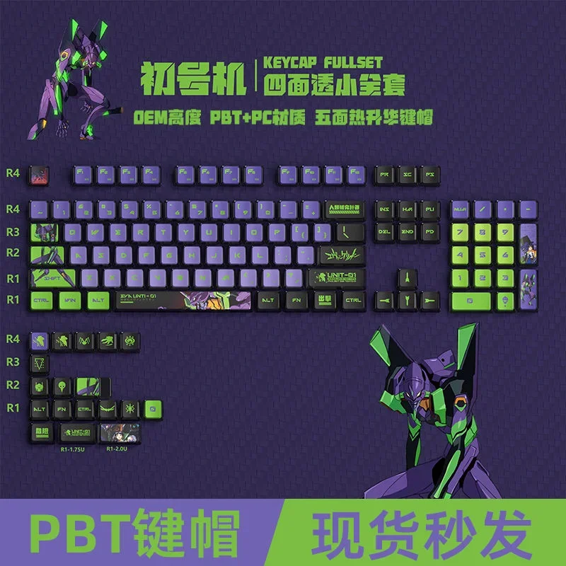 EVANGELION Eva Keycaps XDA EVA – обзор и цена Model Kit Eva 01