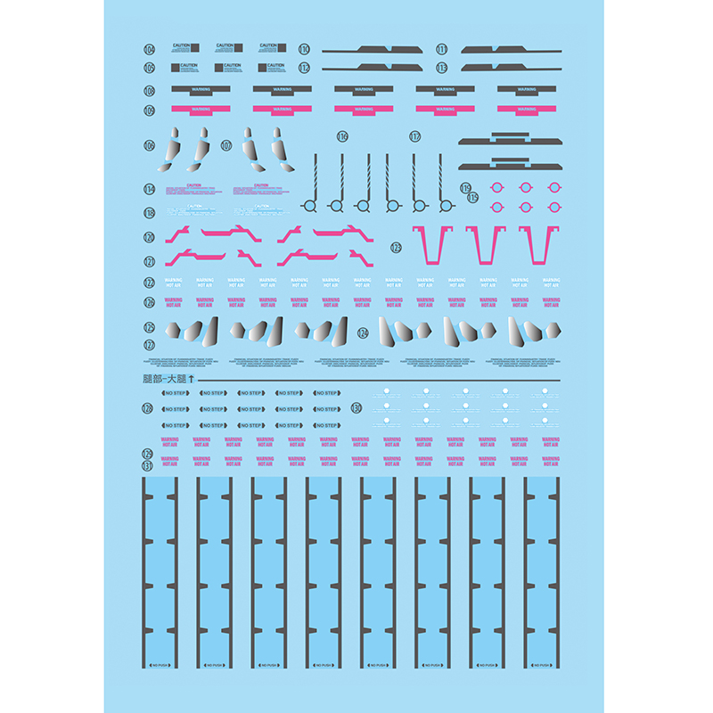 Наклейки на модели, наклейки с – обзор и цена Model Kit Decals