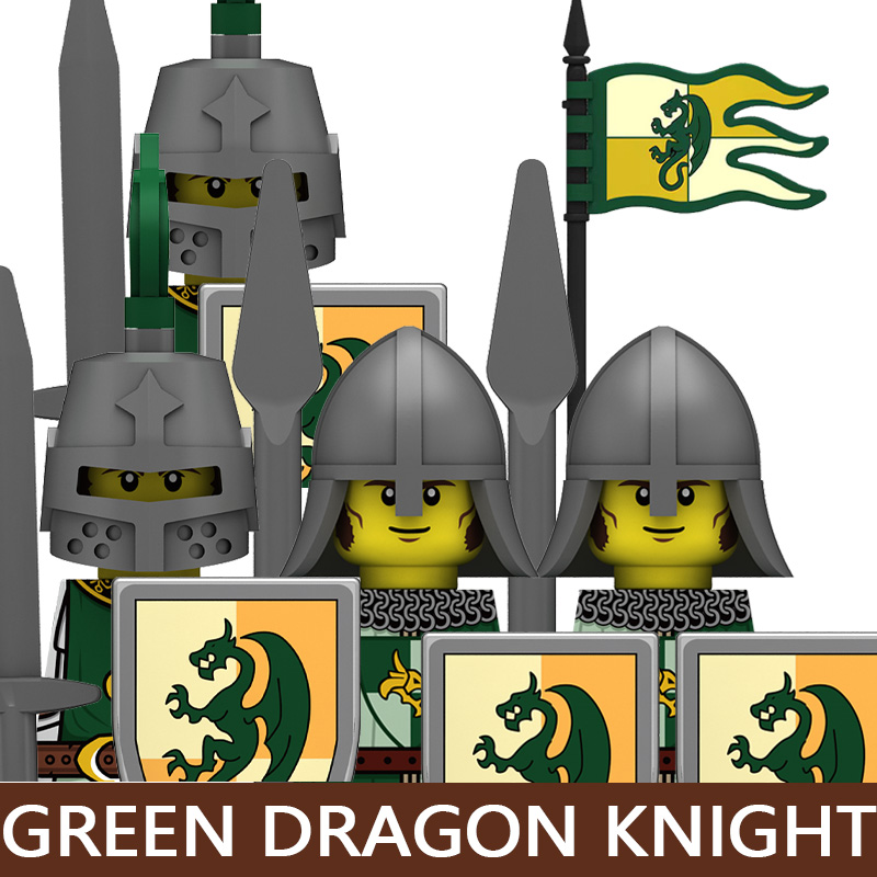 Строительные блоки «Средневеко – обзор и цена Model Kit Dragon