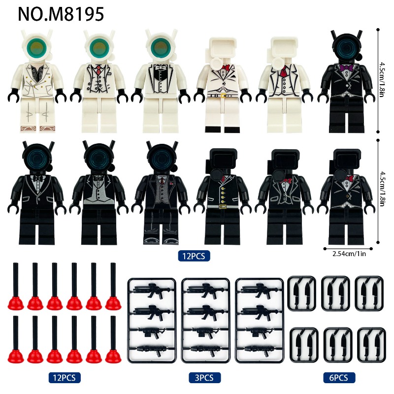 Минифигурка-конструктор M8195: – обзор и цена Model Kit Zhao Yun