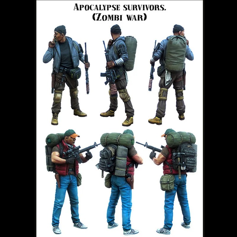 1/35 литая под давлением фигур – обзор и цена Model Kit Zombie