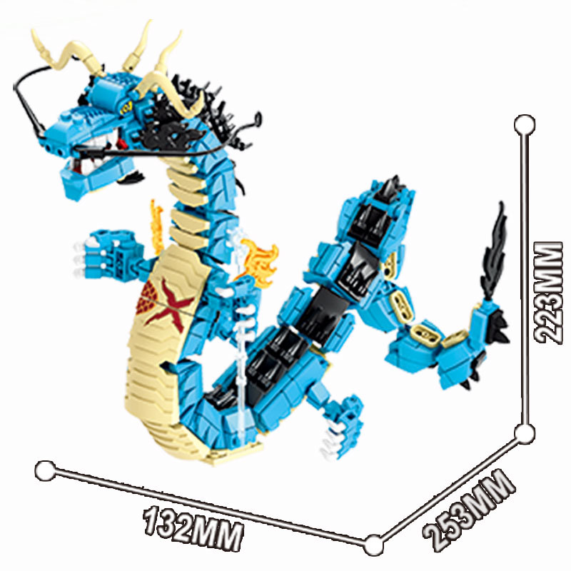 Набор для сборки 8-в-1: Синий  – обзор и цена Model Kit Dragon