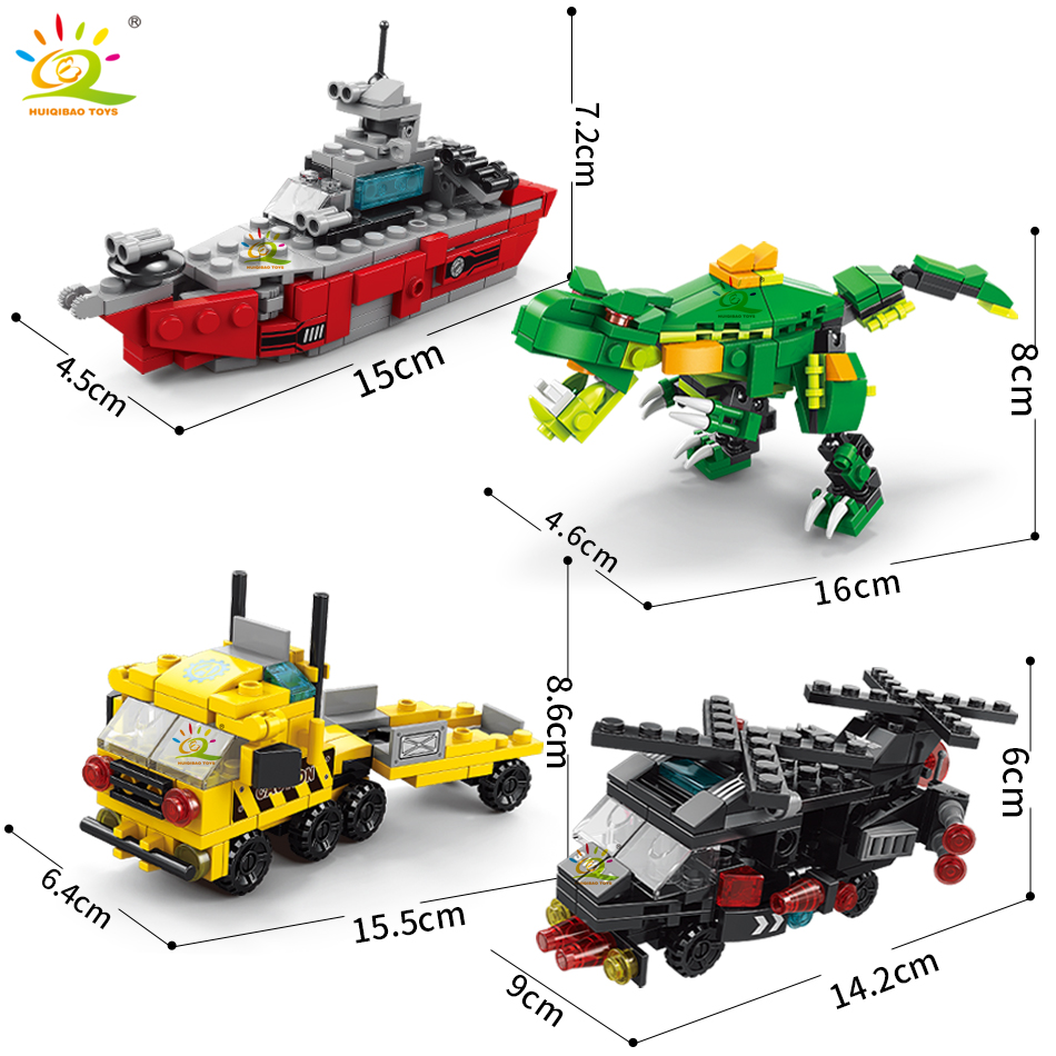 HUIQIBAO 6IN1 городской инжене – обзор и цена Model Kit Zhao Yun