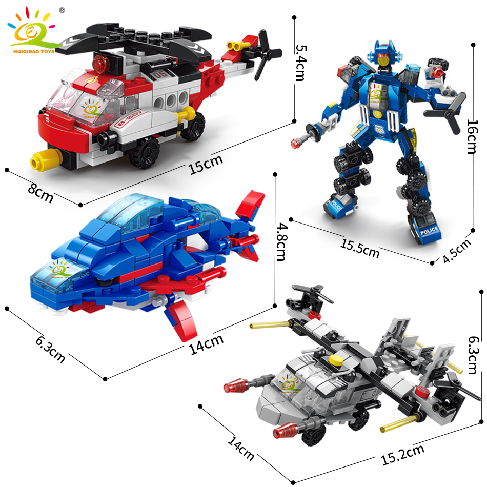 HUIQIBAO 6IN1 городской инжене – обзор и цена Model Kit Zhao Yun