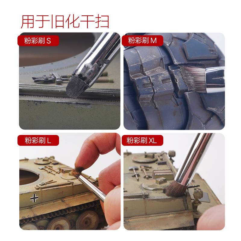 Пастельная кисть для масштабно – обзор и цена Weathering Model Kit