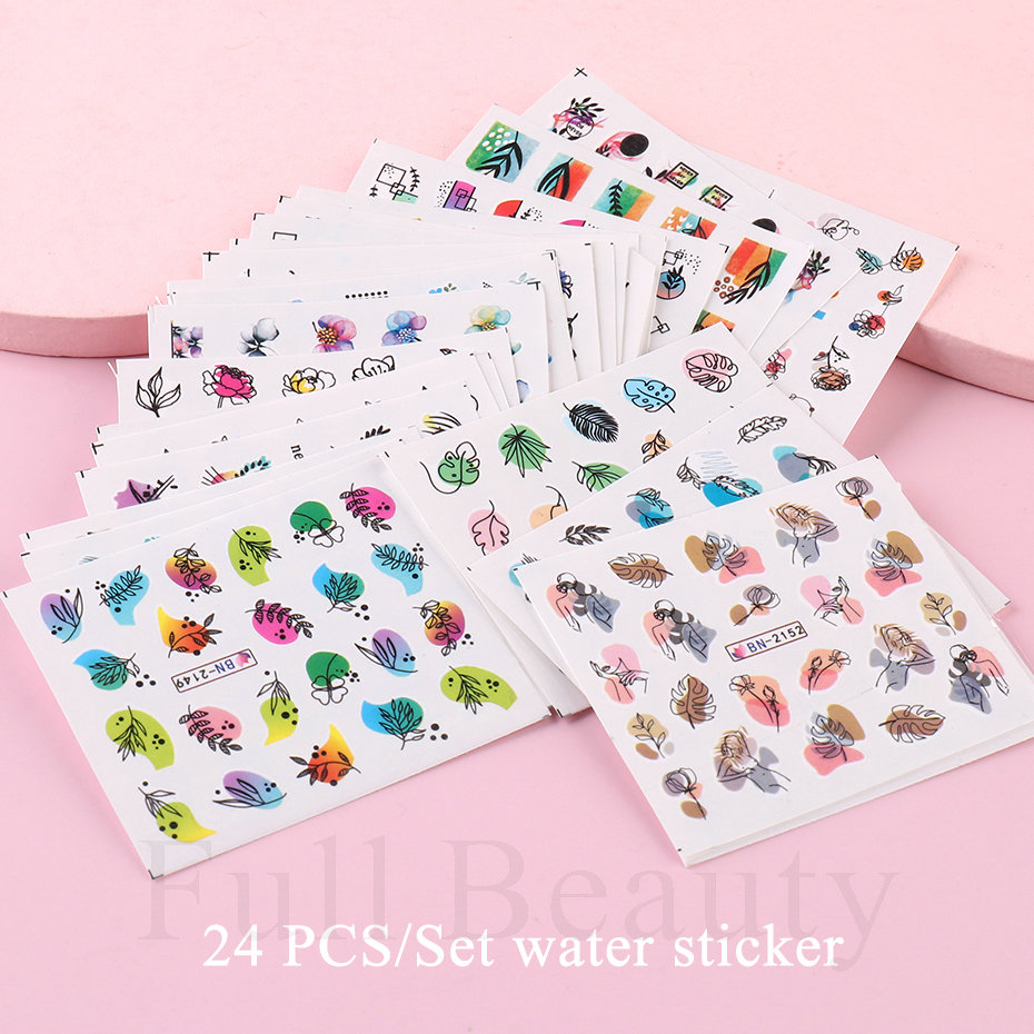 24 шт./компл., весенне-летняя  – обзор и цена Waterslide Decal Paper